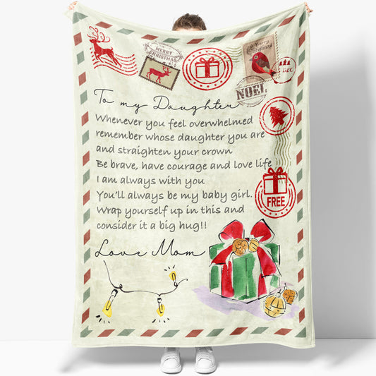 Blanket Mother Daughter Gifts Ideas, Sentimental Gifts For Daughter From Mom, Whose Daughter You Are