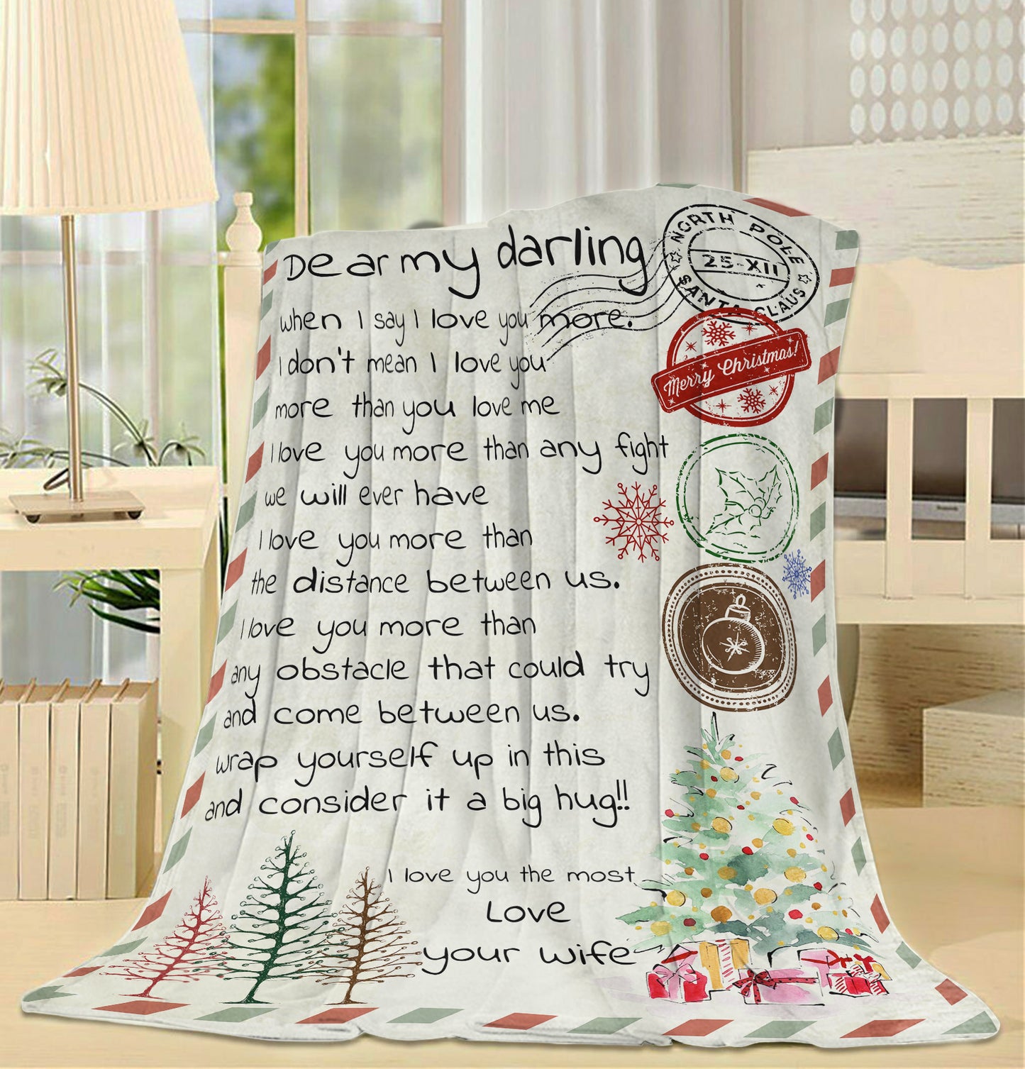 Blanket Gift For Him, Christmas Presents For Men, I Love You More