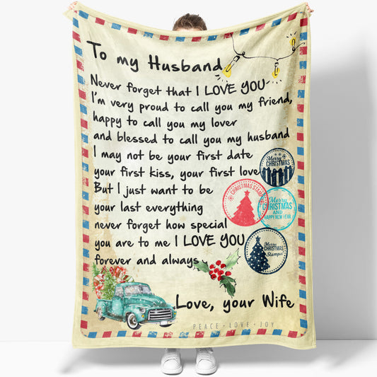 Blanket Gift For Him, Anniversary Gift Ideas For Him, Caring For You Is My Job