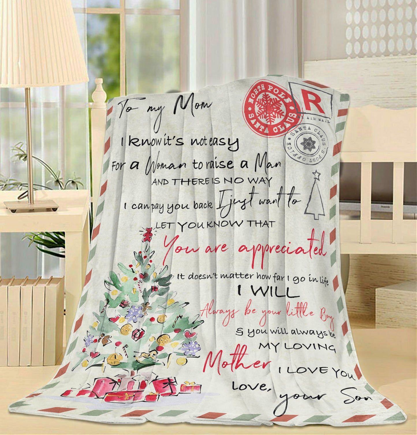 Blanket Gift ideas For Mom, Christmas Gifts For Mom, Its Not Easy