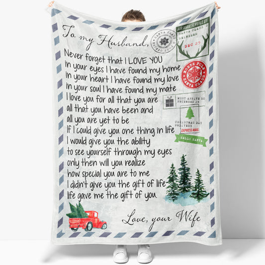 Blanket Gift For Husband, Presents For Men, You Are My Love