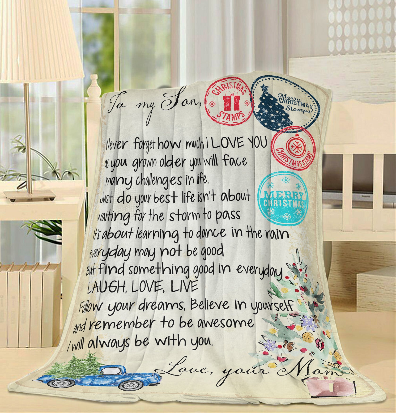 To My Mexican Mom Fleece Blanket - Gift For Mom – Love Mine Gifts
