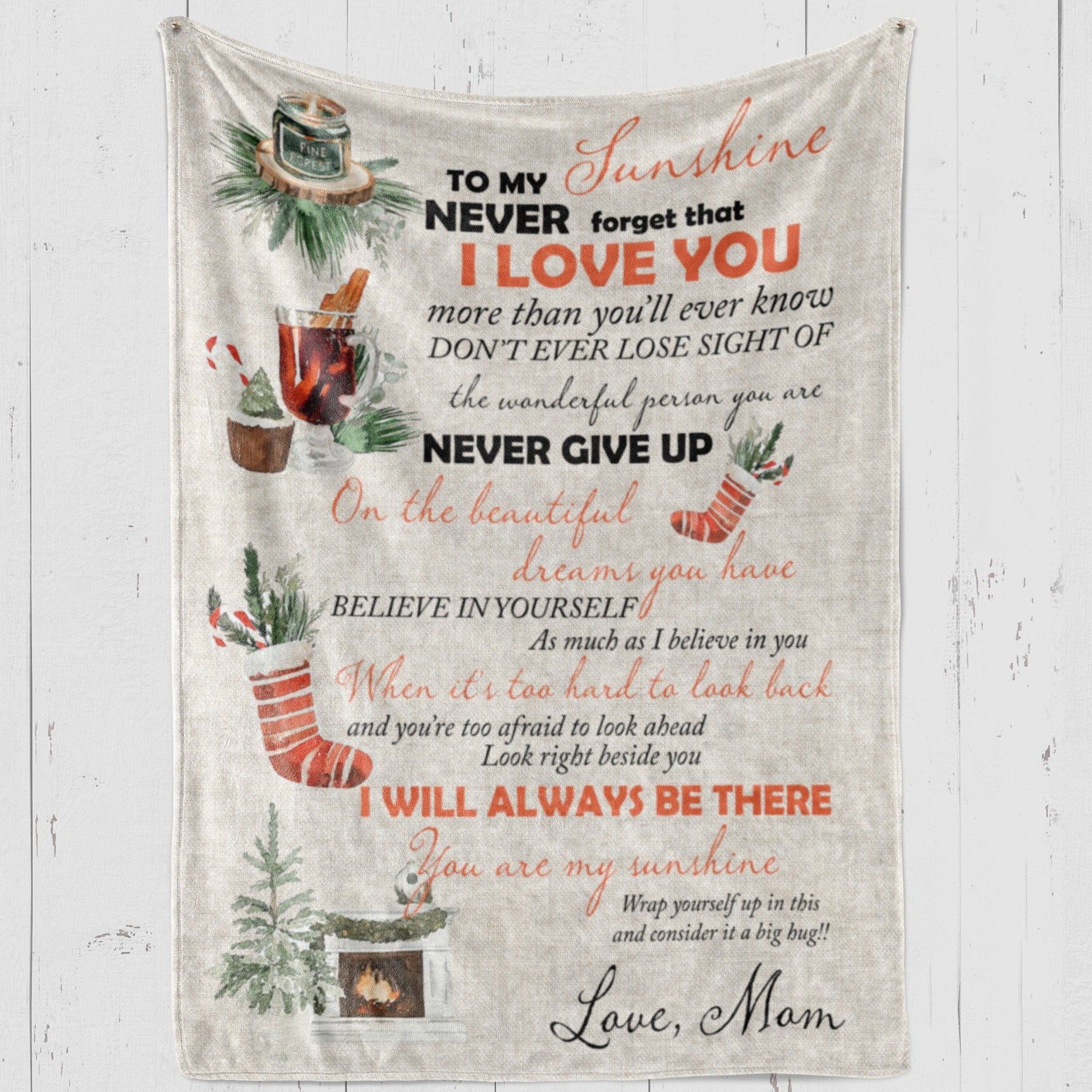 Blanket Mother Daughter Gifts Ideas, Mother And Daughter Gifts, I Love You More