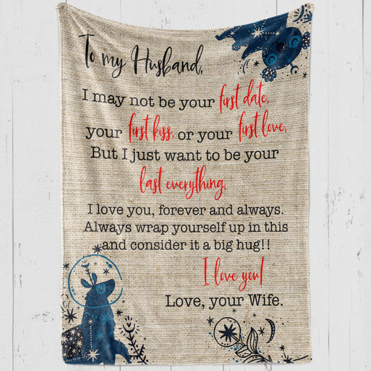 Blanket Gift For Husband, Long Distance Relationship Gifts, I May Not Be Your