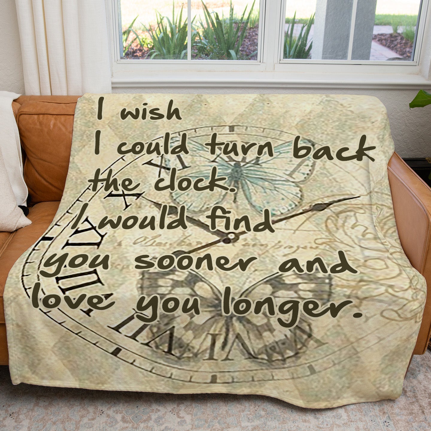 Blanket Gift For Him, Gift For Boyfriend, Valentines Day Gifts For Him, Turn Back The Clock