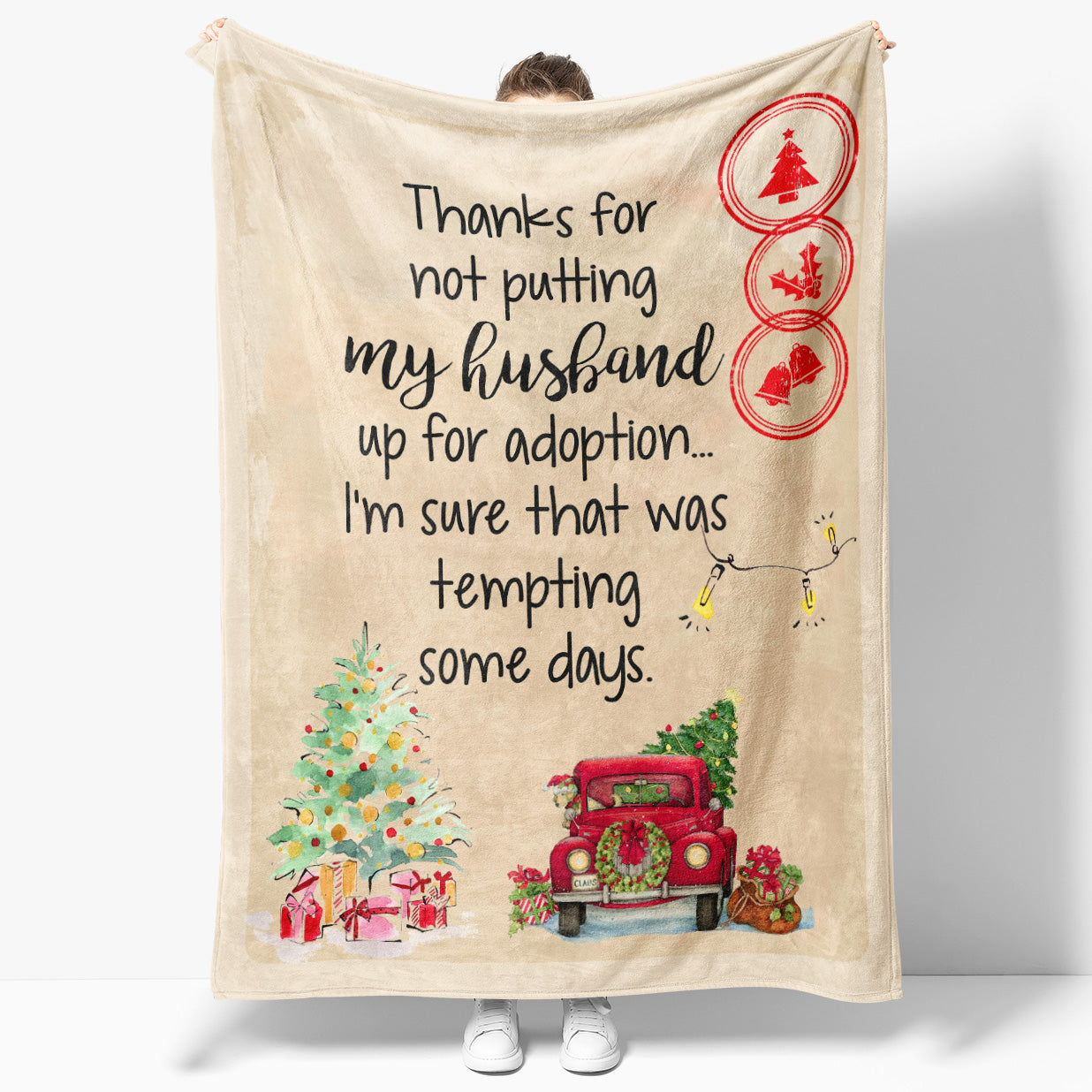 blanket Christmas Gift Ideas for Mother in Law from Daughter in Law Not Putting My Husband 20120209 - Fleece Blanket