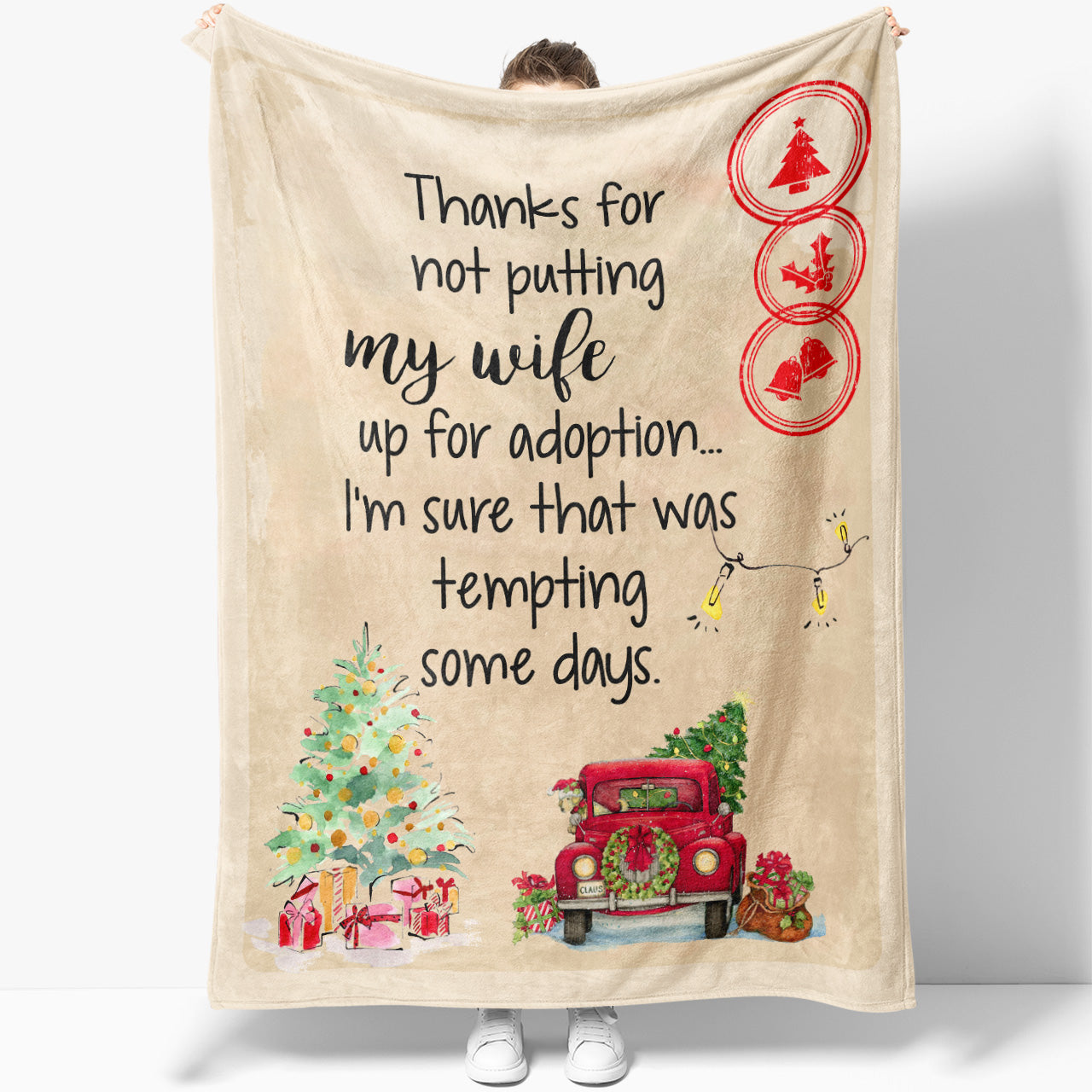 blanket Christmas Gift Ideas for Mother in Law from Son in Law Not Putting My Wife 20121102 - Fleece Blanket