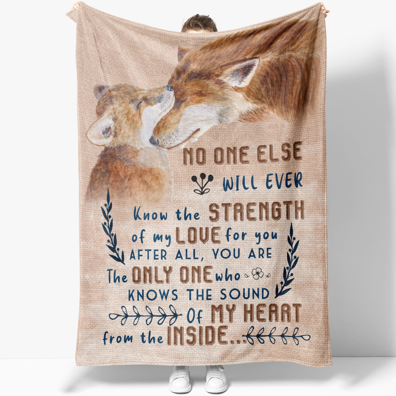 Blanket Mom and Baby Fox Gift Ideas, You're The Only One