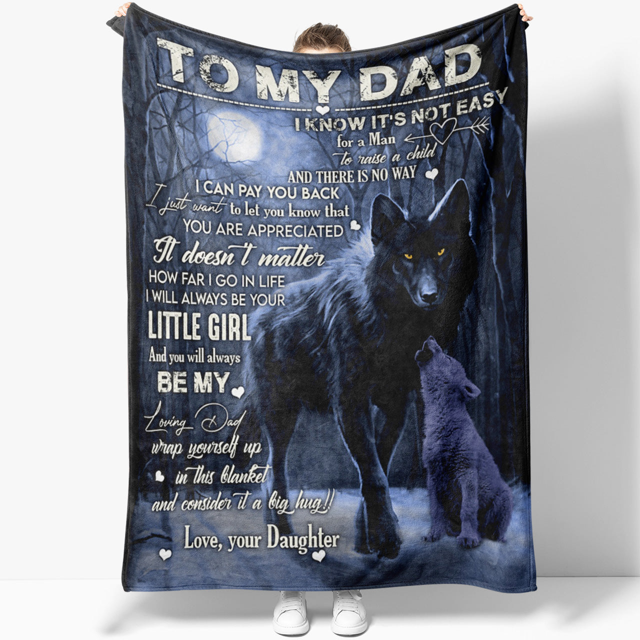 Blanket Gift Ideas for Dad, Personalized Father's Day Gift Ideas