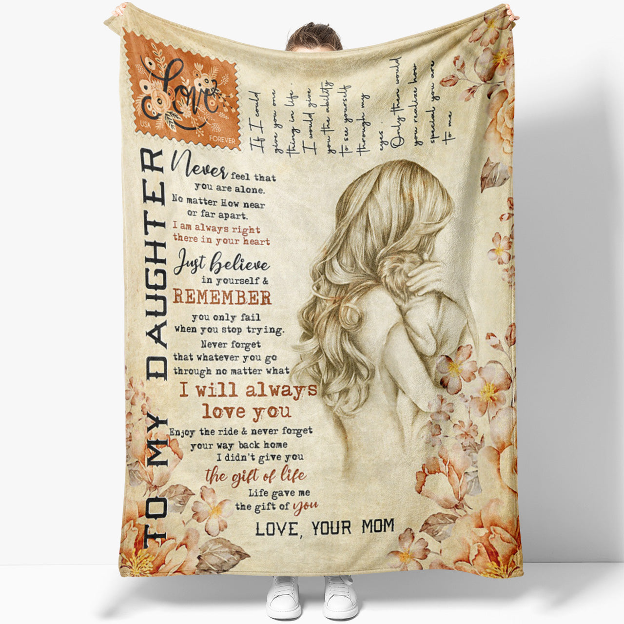 Blanket Gift For Daughter, You Feel Overwhelmed