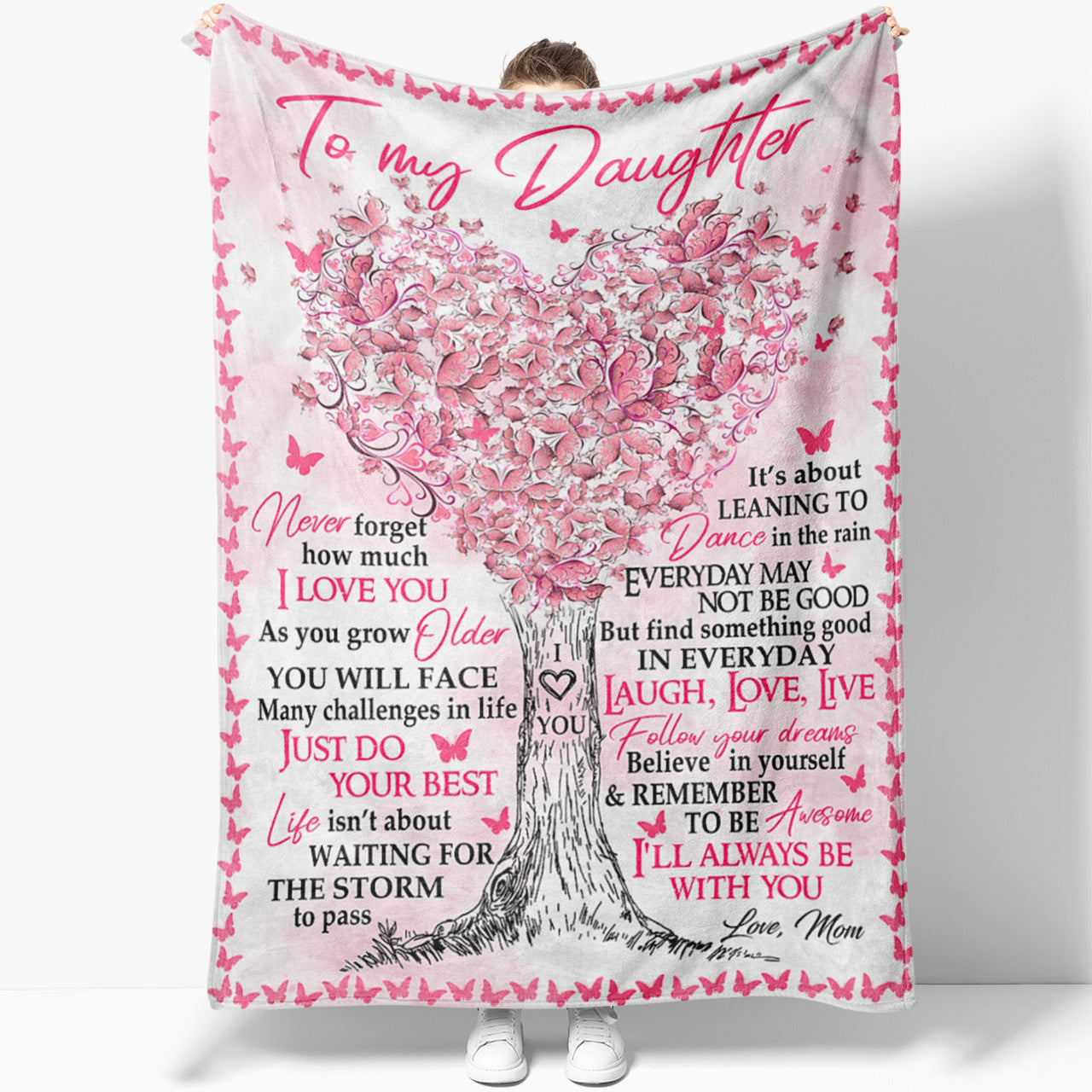 Blanket Graduation Gift For Daughter, You Are a Gift From Heaven