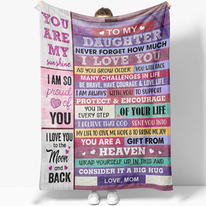 Blanket Gift Ideas For Daughter, I am Always With You