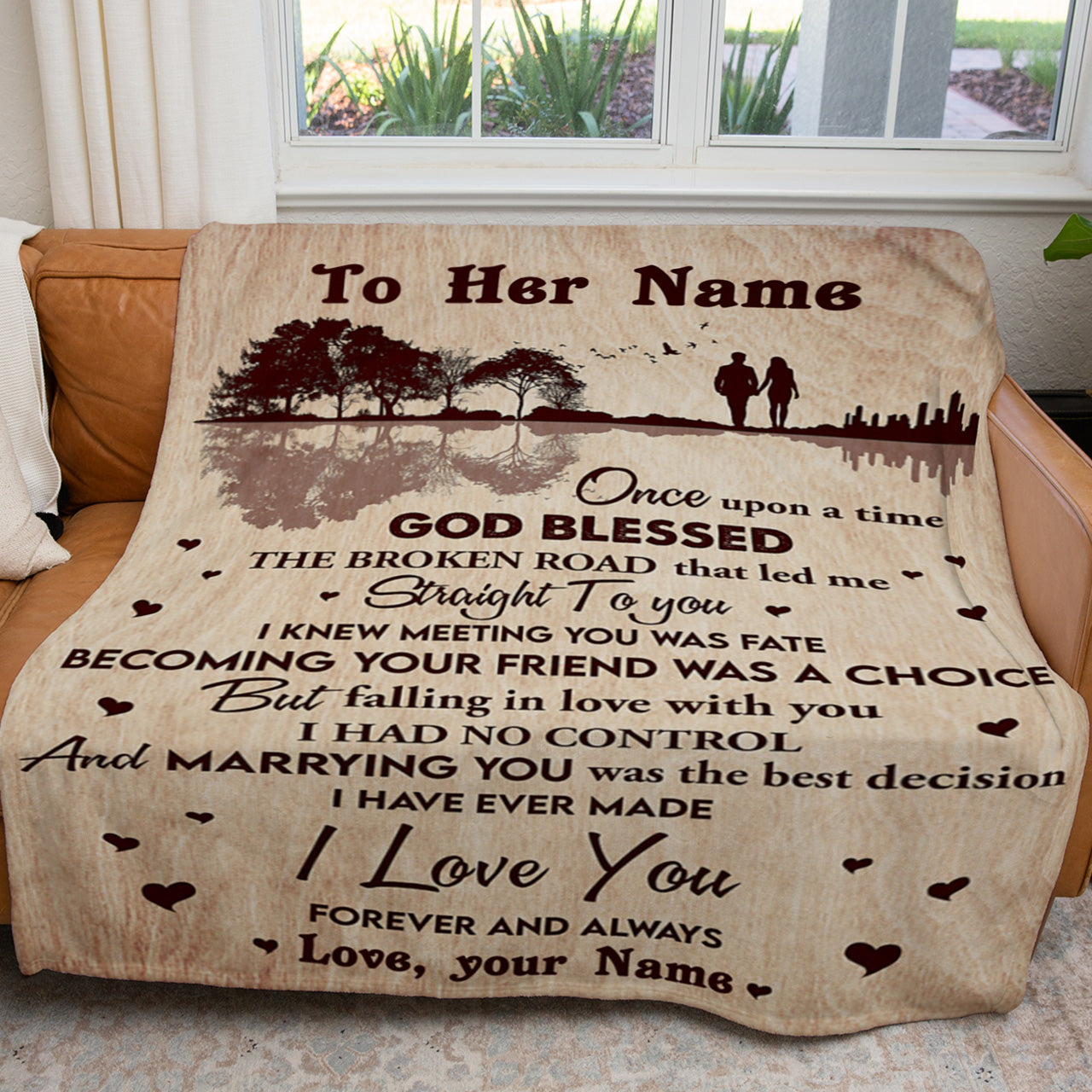 Blanket Gift For Her, Birthday Gifts For Her, Once Upon a Time