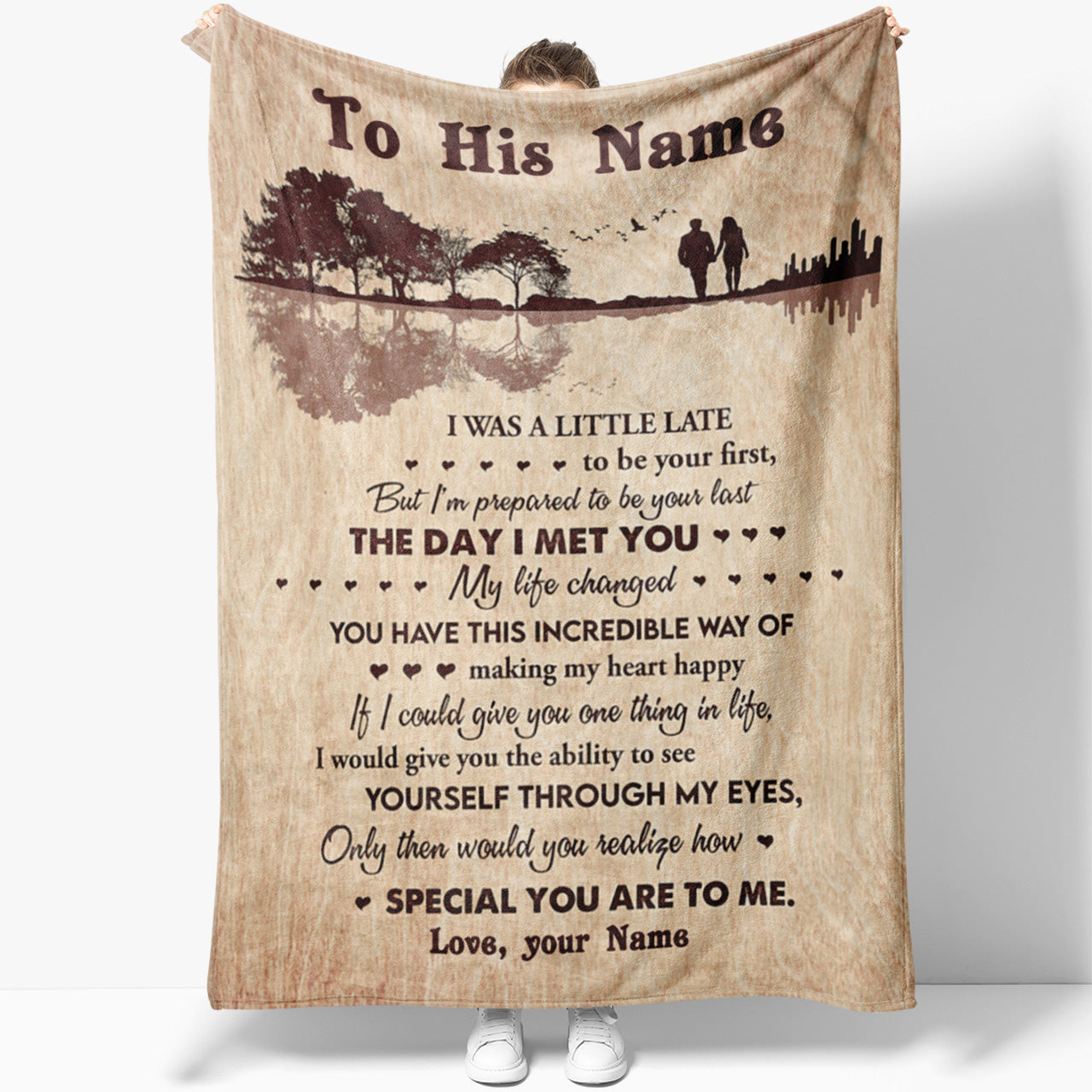 Blanket Gift For Him, Anniversary Gift For Husband, You Are Special to Me