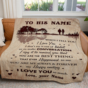 Blanket Gift For Her, Personalized Gifts For Her, You Are the Love