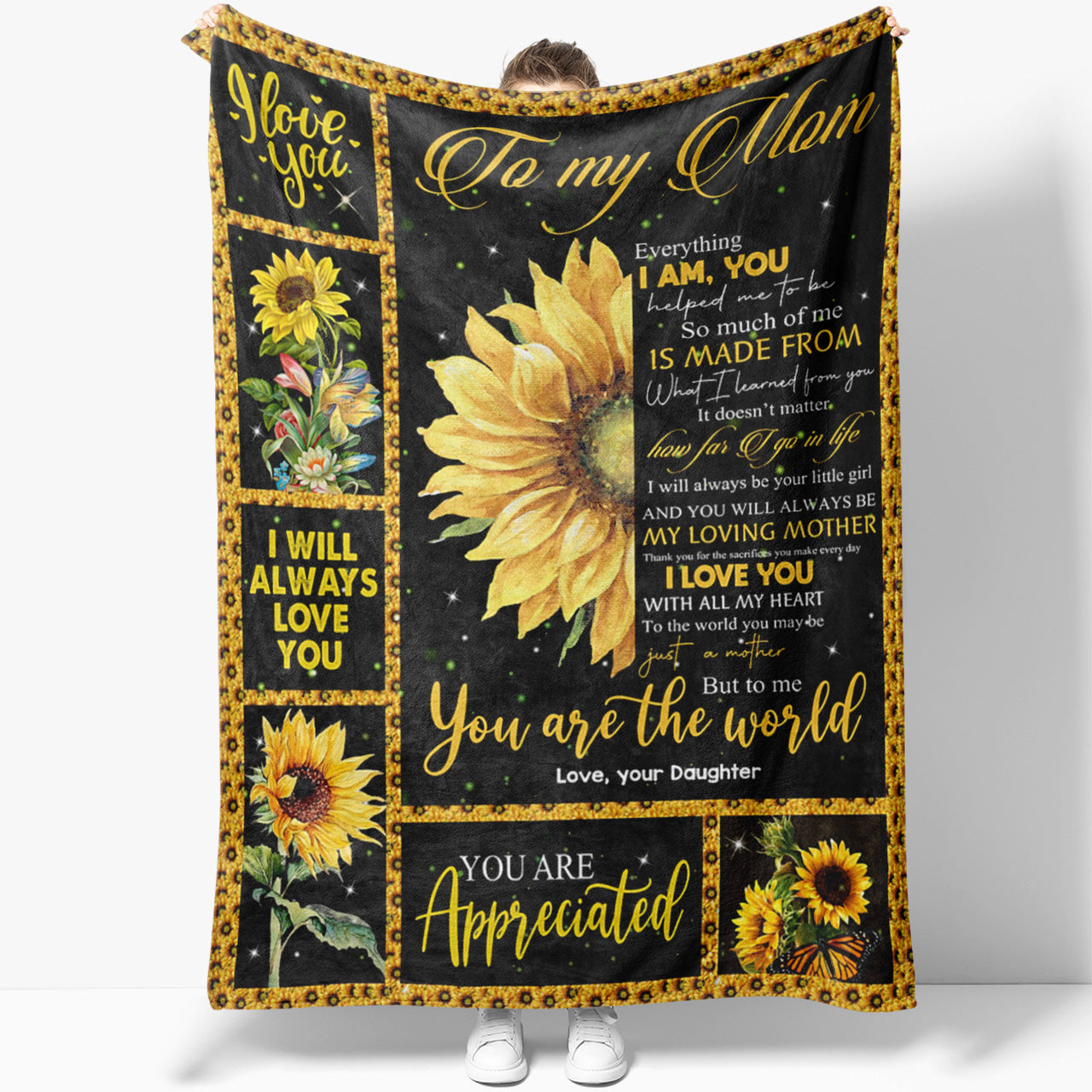 Blanket Gift ideas For Mom, Christmas Gifts For Mom, I Am, Mothers
