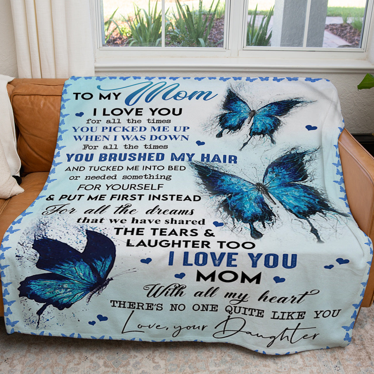 Blanket Gift Ideas For Mom, I Love You All The Time