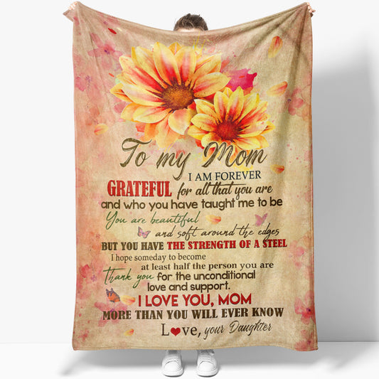 Blanket Gift Ideas For Mom, You Are Beautiful