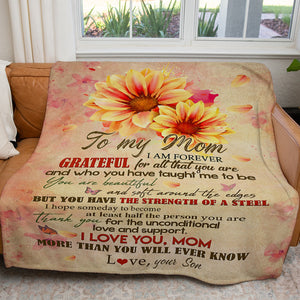 Blanket Gift Ideas For Mom, Christmas Gifts For Mom From Son, I Am