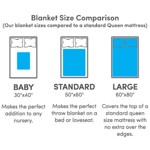 Monogram Personalized Names Blanket, Custom Kids Grandkids Name Blanket