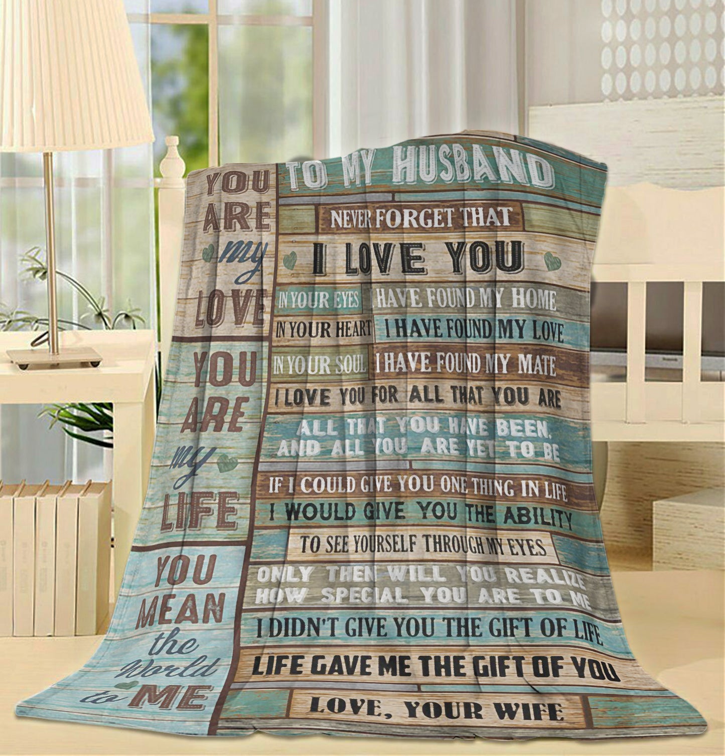 Blanket Gift For Him, Gift Ideas For Men, You Are My Life