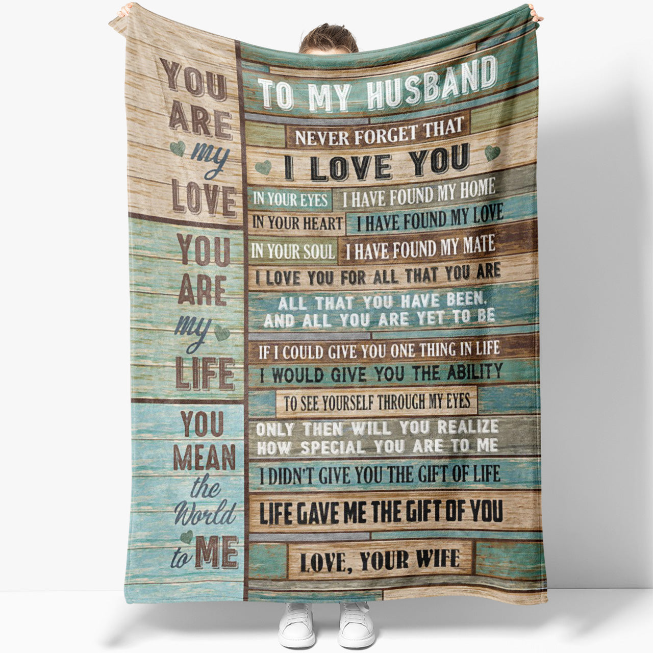 Blanket Gift For Him, Gift Ideas For Men, You Are My Life