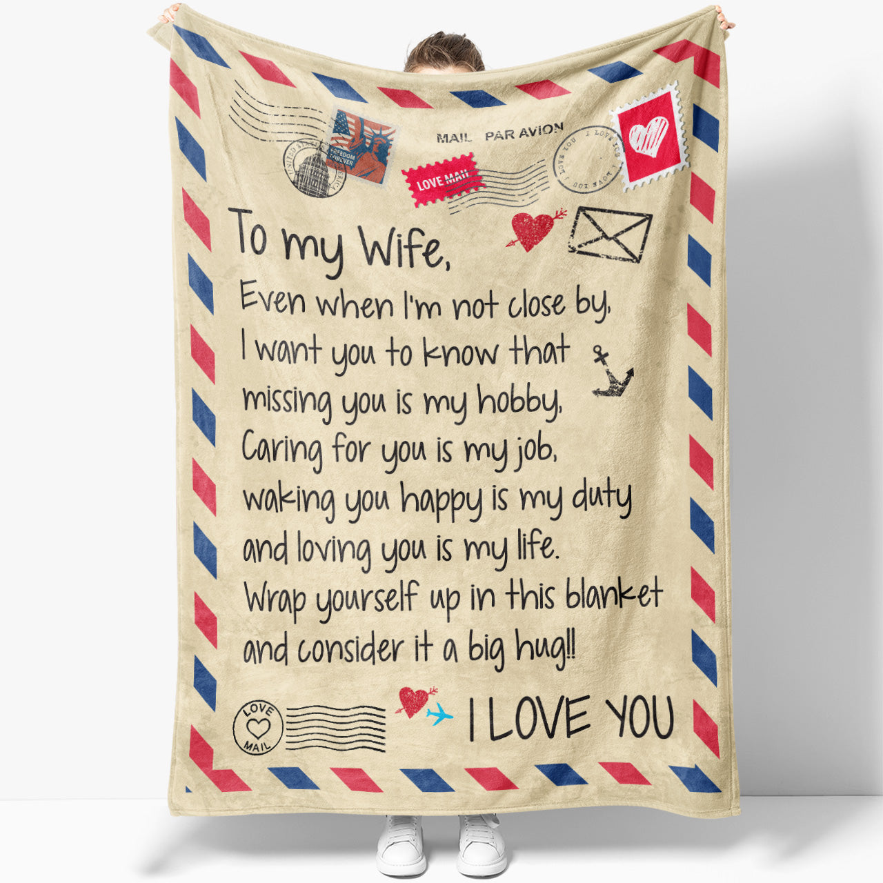 Blanket Gift For Her, Christmas Gift Ideas For Her, I Am Not Close By