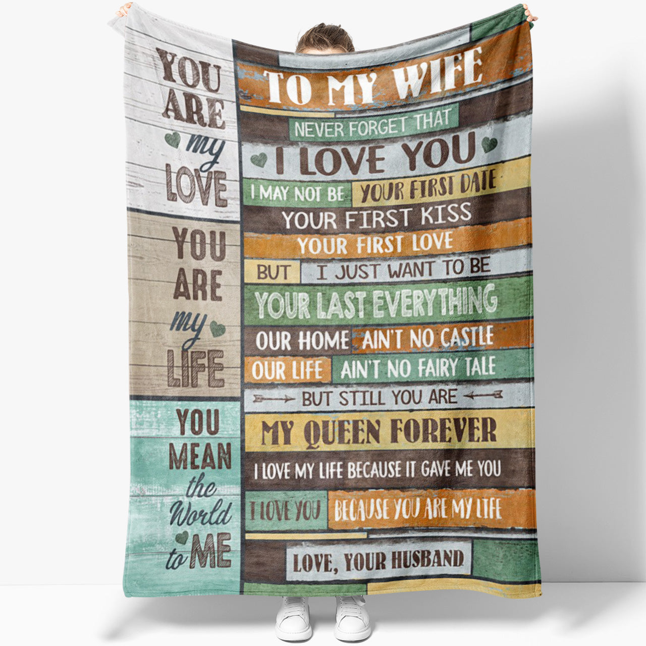 Blanket Gift For Wife, Christmas Presents For Her, Presents For Her, You Are