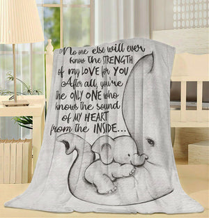 Blanket Gift Ideas For Mom, Mothers Day Gift Ideas, Baby Elephant