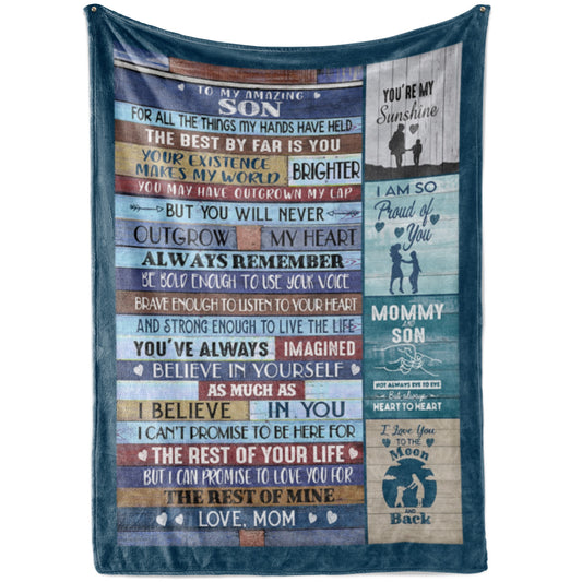 Blanket Gifts For Sons From Mothers, Birthday Gift Ideas For Son, For All The Things