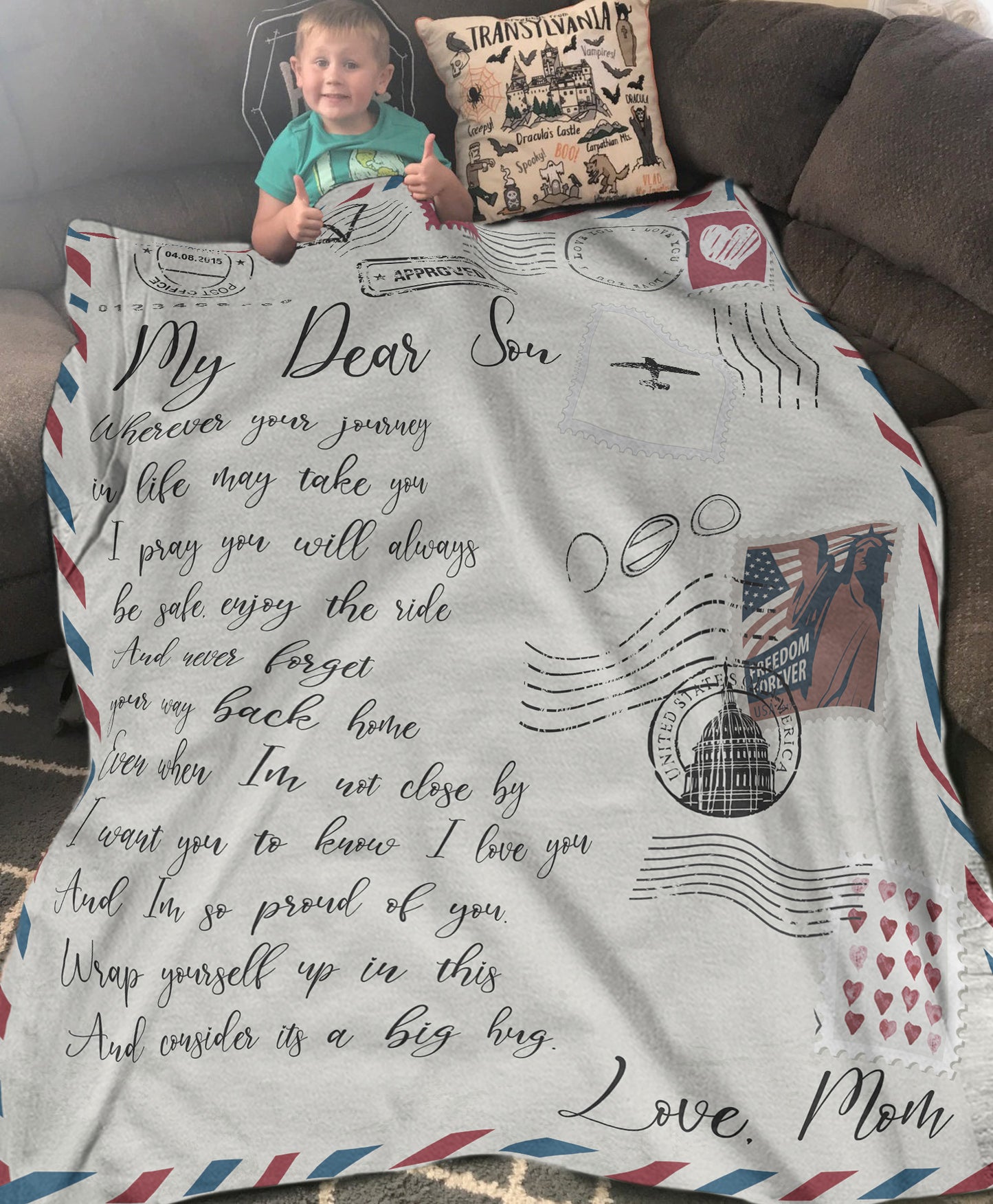 Blanket Gift For Son, Sentimental Gifts For My Son, Journey In Life