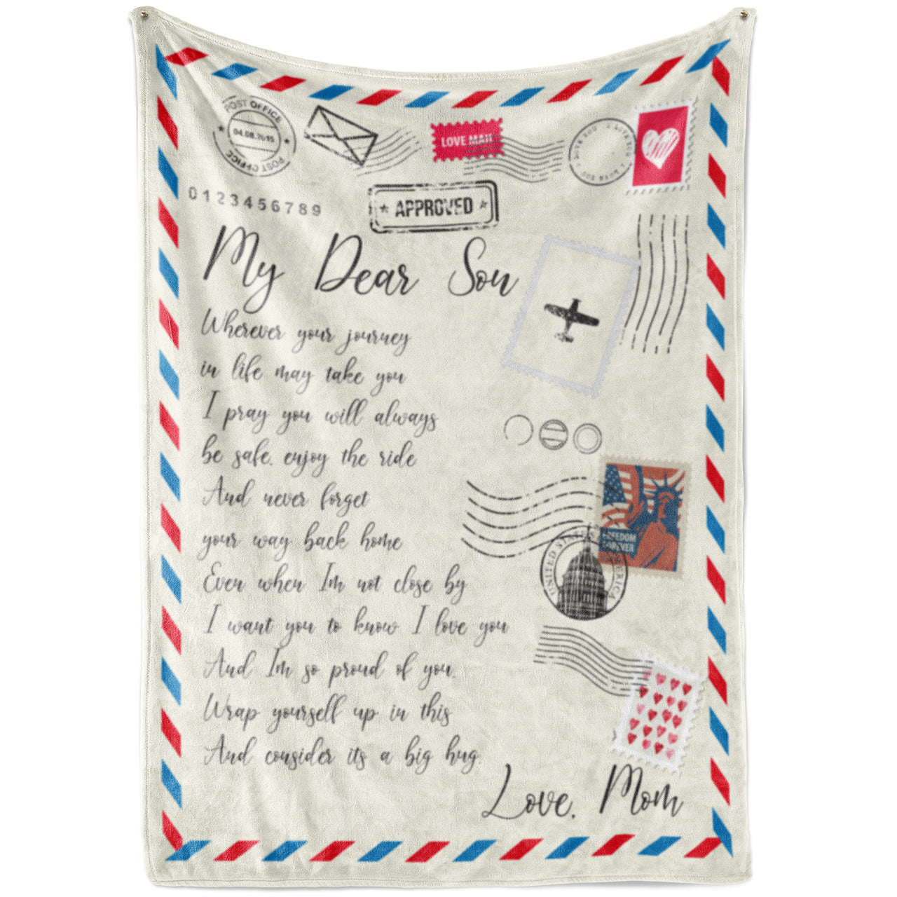 Blanket Gifts For Sons From Mothers, Christmas Gifts For Son, Journey In Life