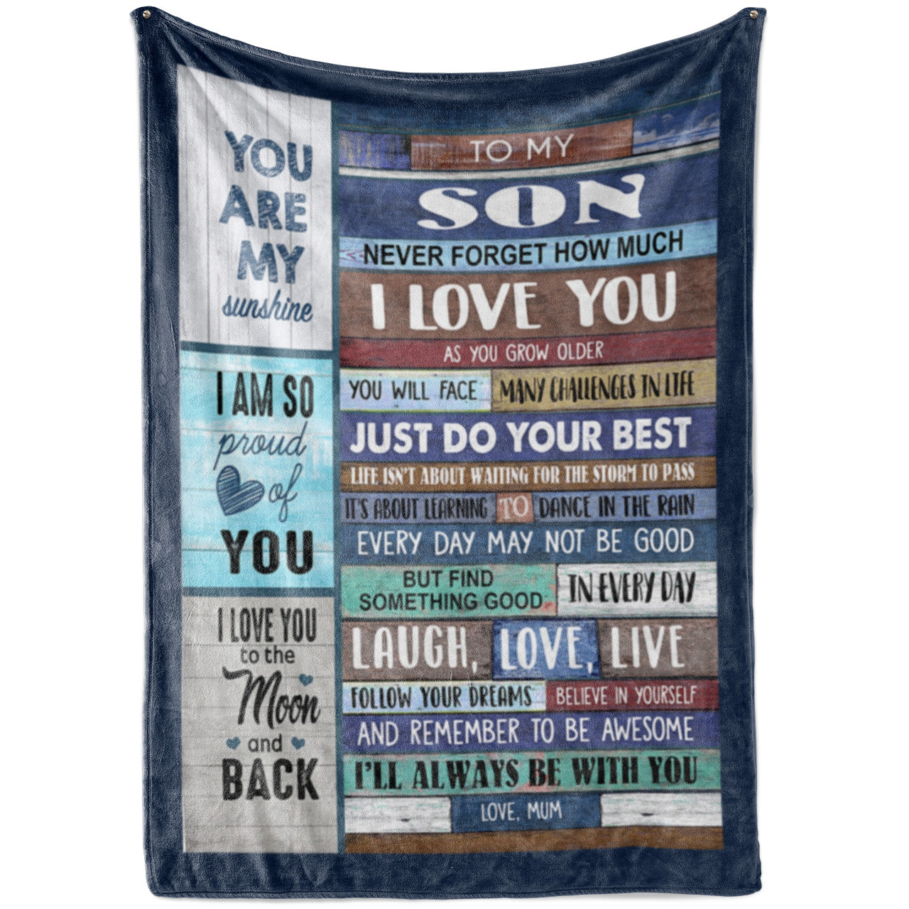 Buy Gift for Son Blanket - Birthday Gifts for Son - Graduation Gifts for Son  - Son Gifts from Mother for His Birthday - to My Son - Best Gift Ideas for