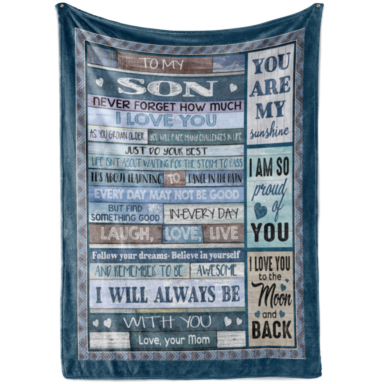 Blanket Gifts For Sons From Mothers, Gifts For 16 Year Old Son, How Much I Love