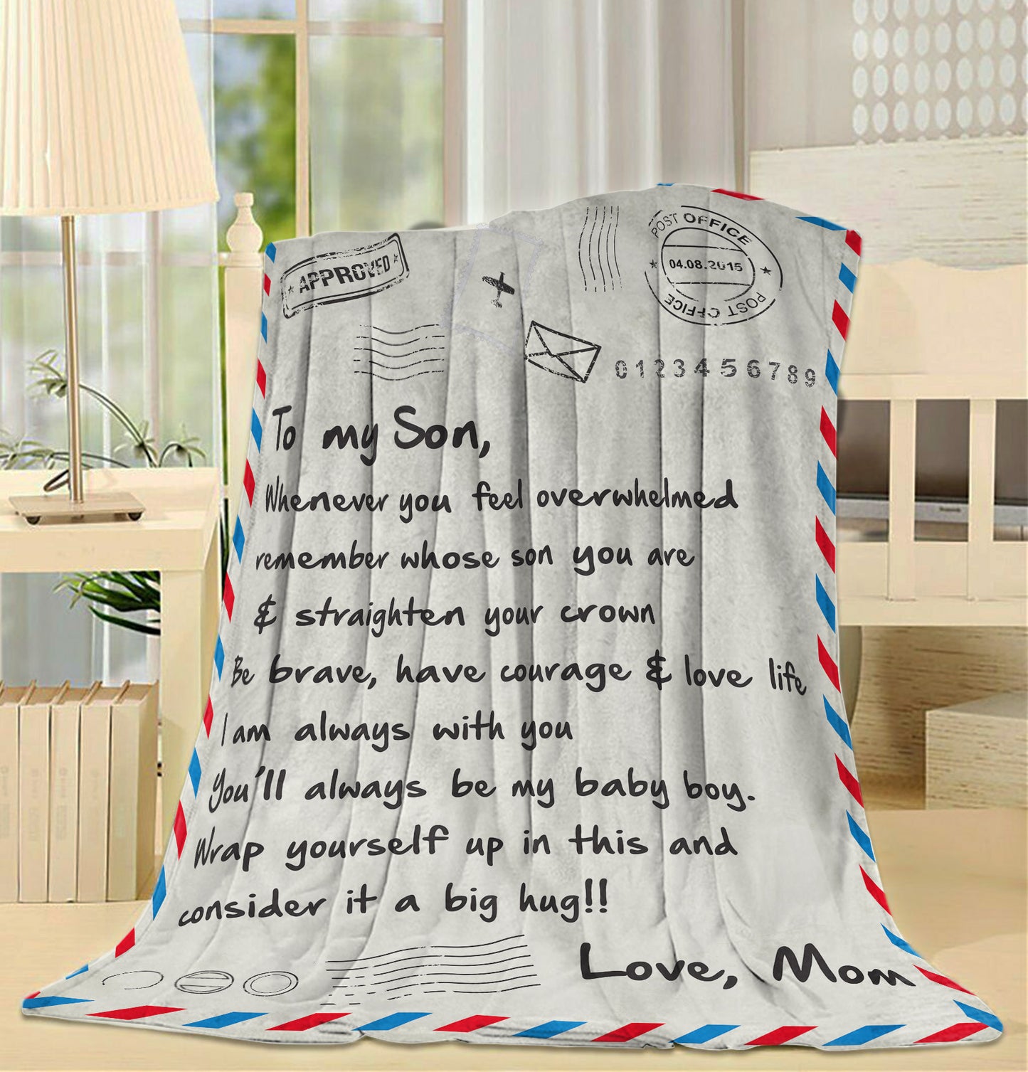 Blanket Gifts For Sons From Mothers, Mother And Son Gifts, Feel Overwhelmed