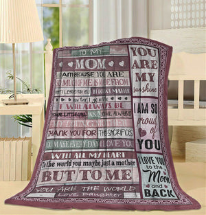 Blanket Gift Ideas For Mom, Good Mothers Day Gifts Ideas, You Are