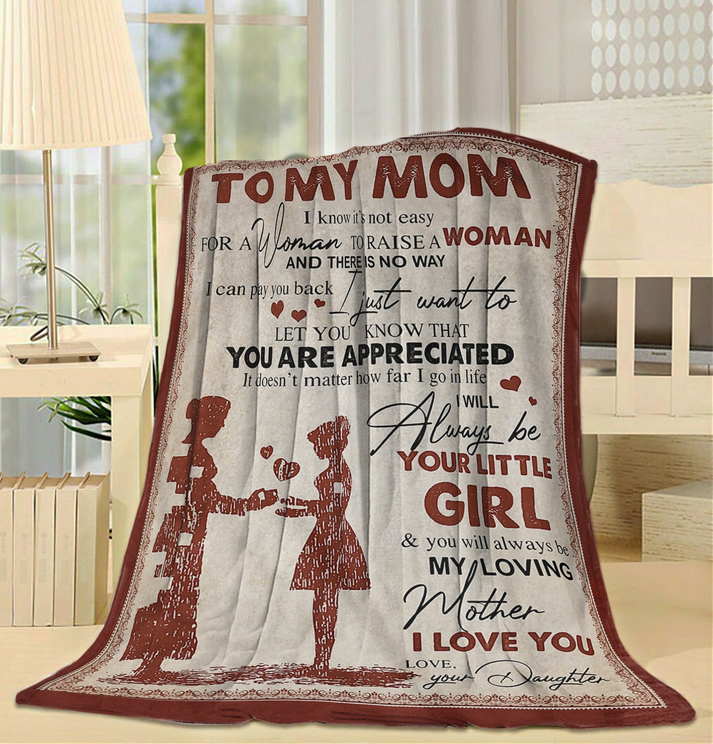 Blanket Gift Ideas For Mom, Mothers Day Gift Ideas, Its Not Easy