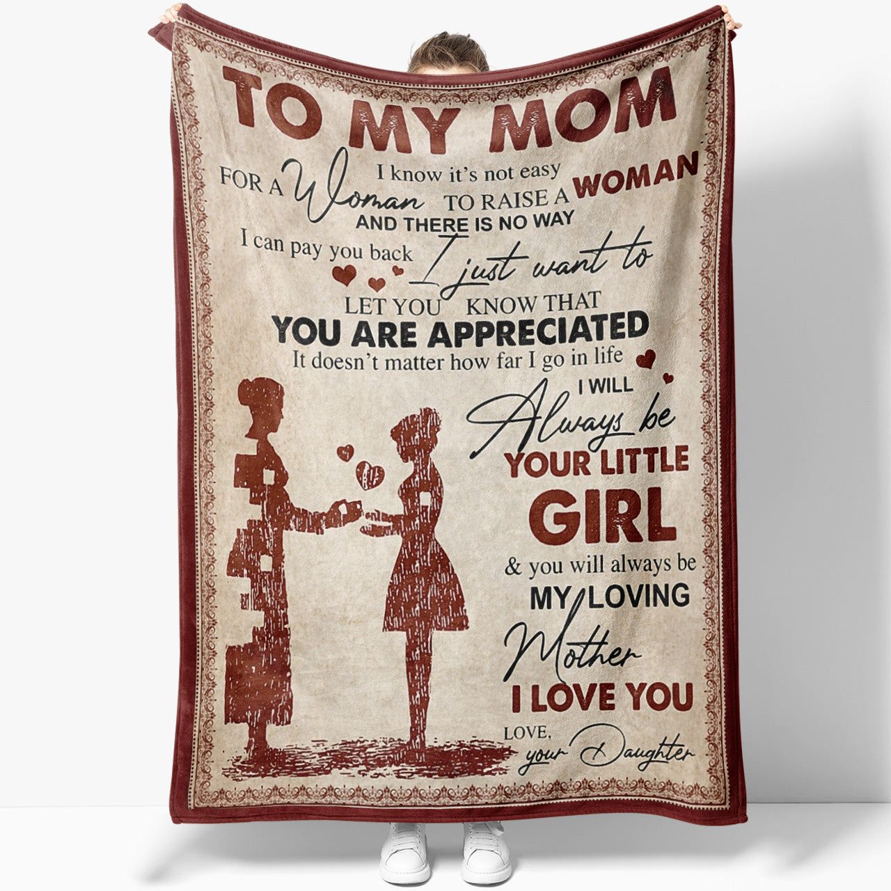 Blanket Gift Ideas For Mom, Mothers Day Gift Ideas, Its Not Easy