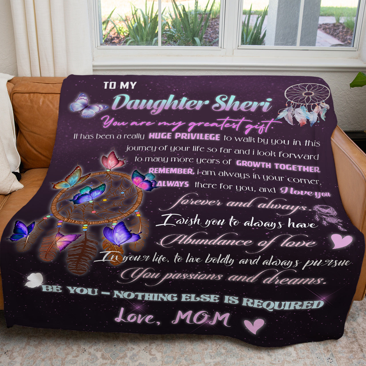 Blanket Gift Ideas for Daughter on New Journey, DreamCatcher