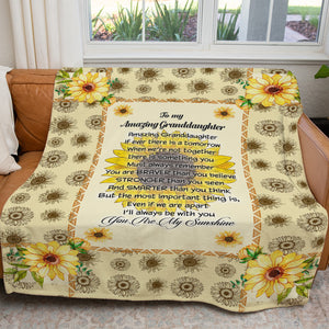 Blanket Gift Ideas for GrandDaughter, Sunflower Hippie