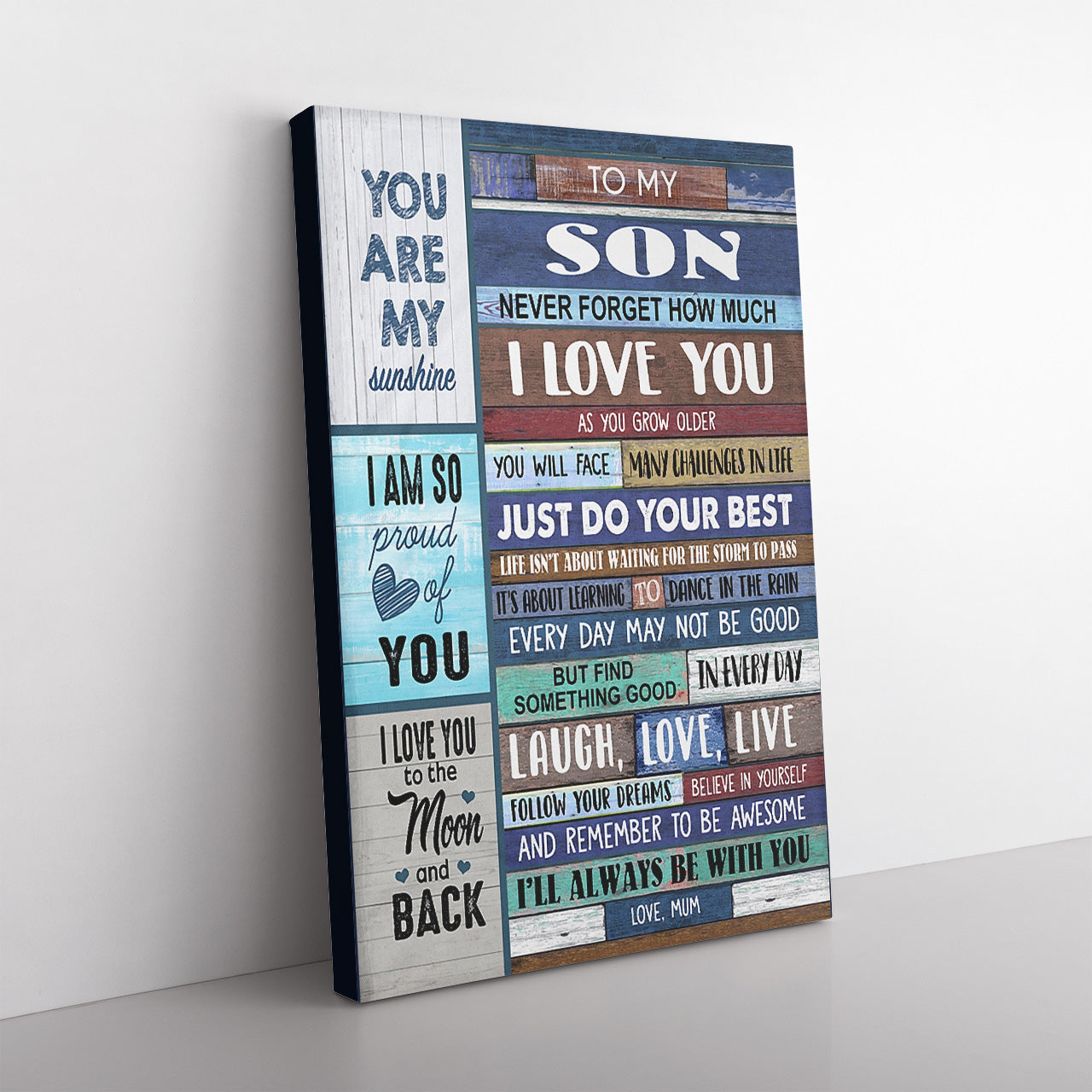 Canvas Gift ideas For Son, Graduation Gift Ideas For Son, To My Son Gifts From Mom