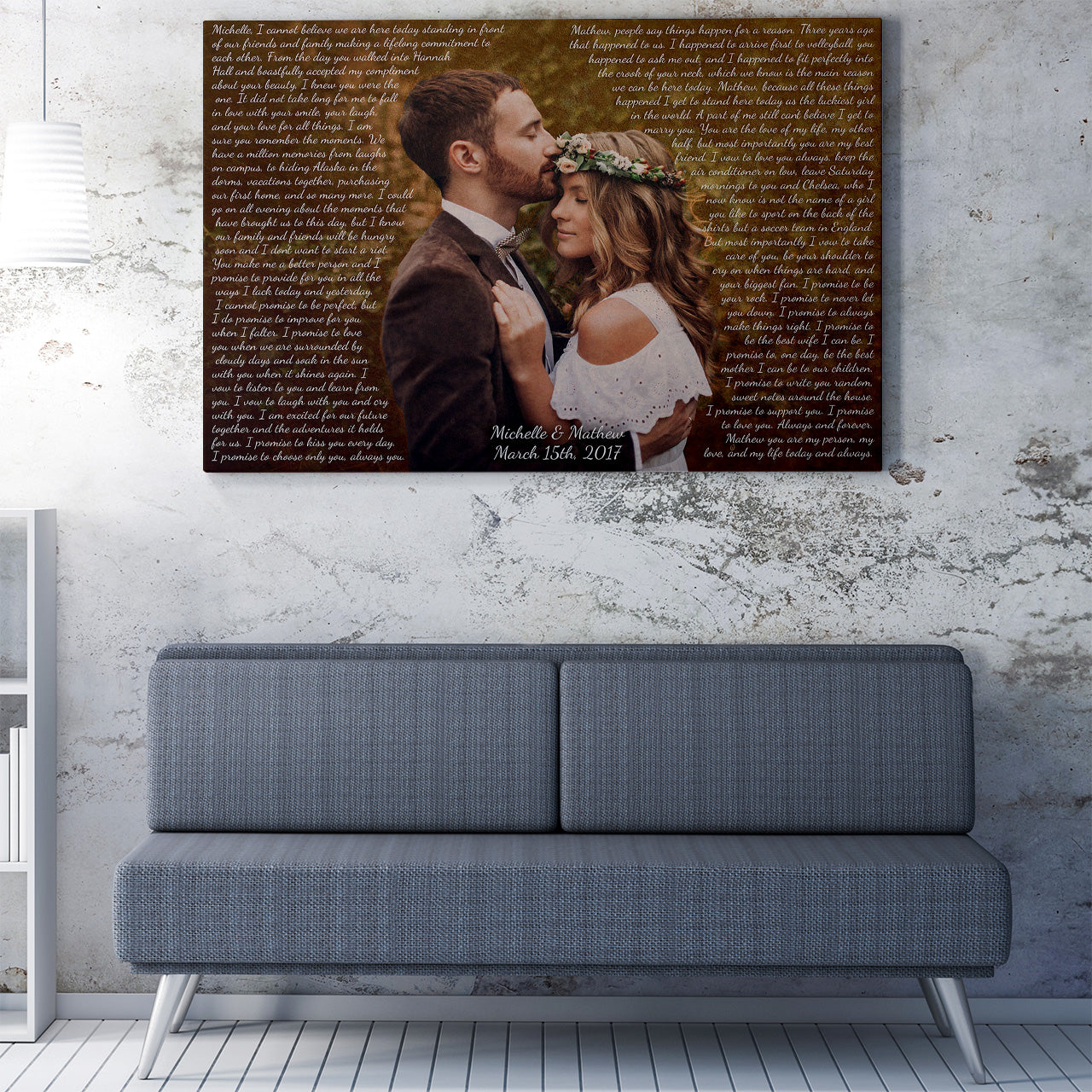 Sweet Family Gift - First Dance Lyrics Canvas, Custom Lyrics Photo Canvas, First Anniversary Gift, Lyrics to Canvas, First Dance Wedding Gift