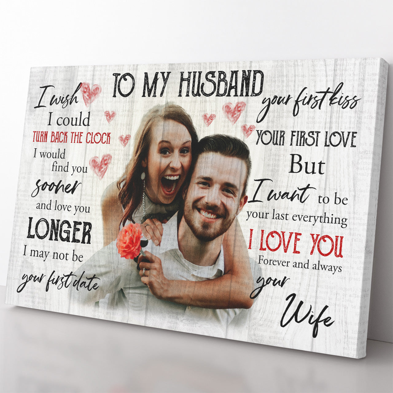 Canvas Gift For Him, Anniversary Gifts For Him, Anniversary Gift For Husband,  Valentines Day Ideas For Him, Valentines Day Presents For Him, Guy Gifts -  Sweet Family Gift