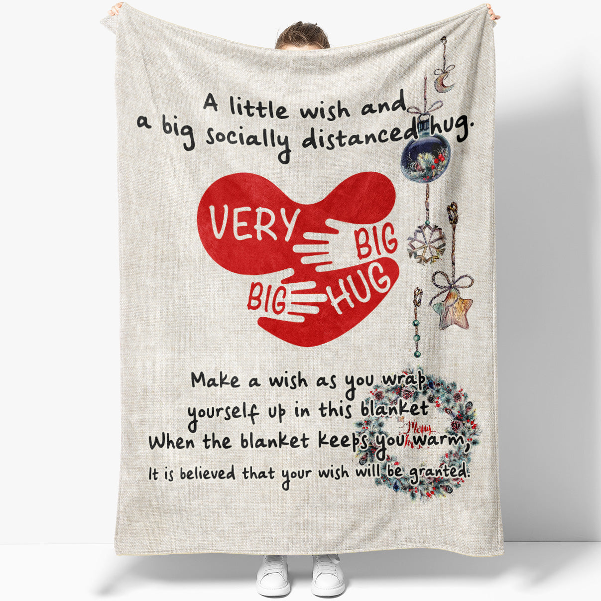Christmas Blanket Gift Ideas, A Little Wish Blanket, a Big Socially Distanced Hug