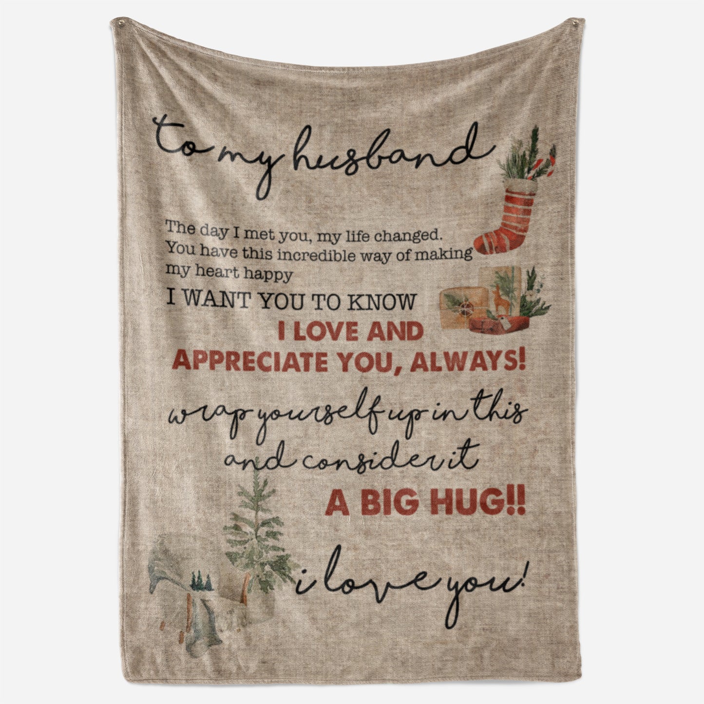 Blanket Gift For Him, Gift Ideas For Men, The Day I Met You