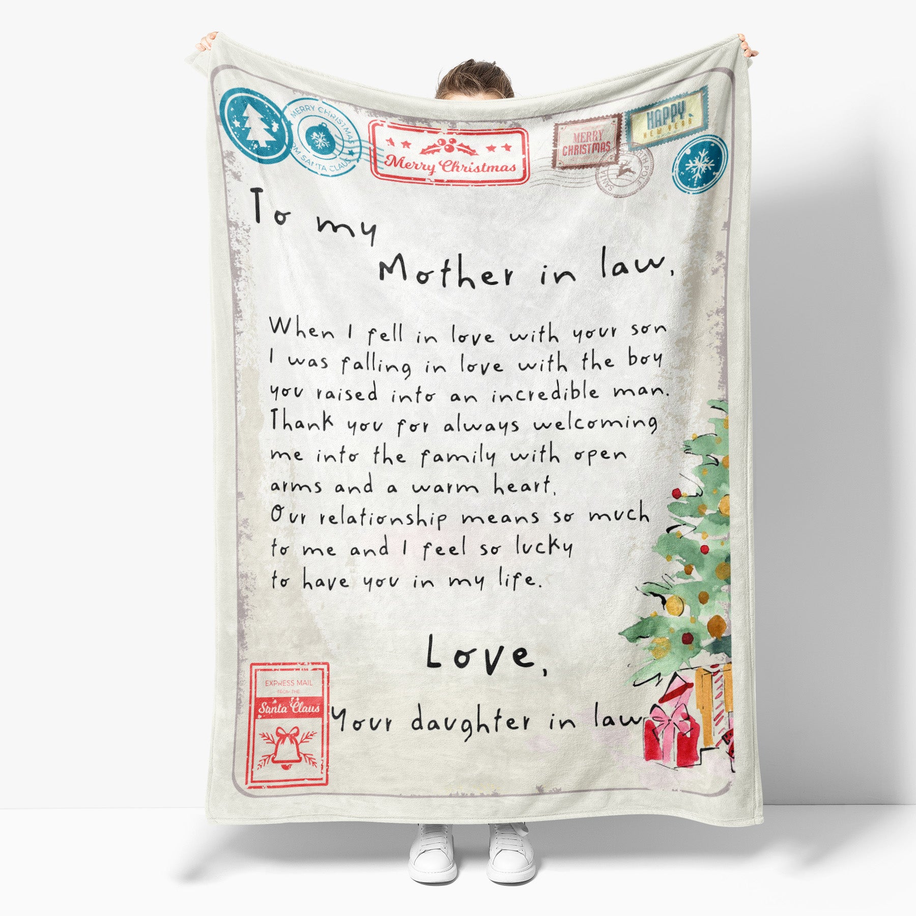 Christmas Blanket Gift Ideas for Mother in Law I Was Falling in Love with an Incredible Man 201127 - Fleece