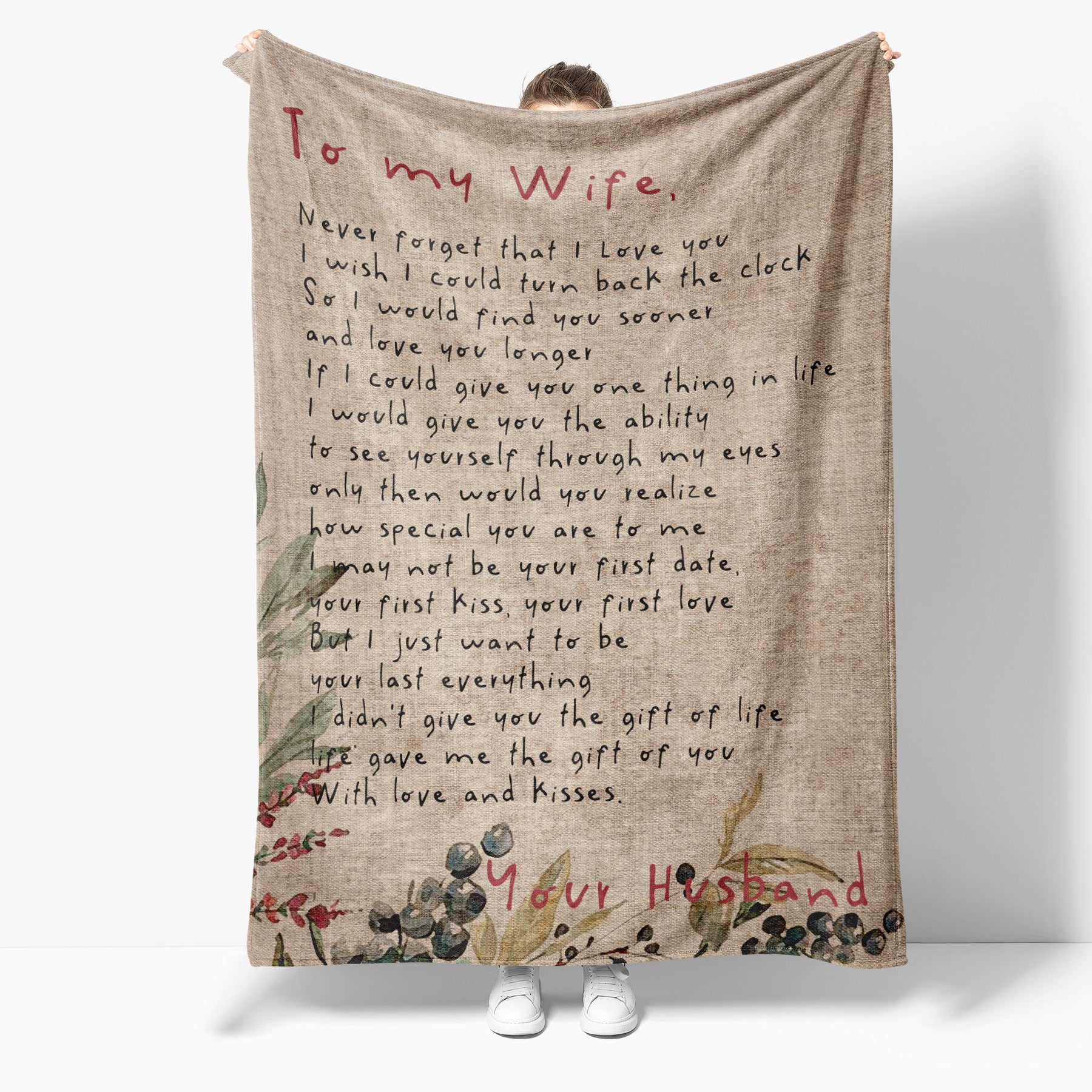 Christmas Blanket Gift For Her, Gift Ideas For Her, Gift Ideas For Wife, You Are The Only One