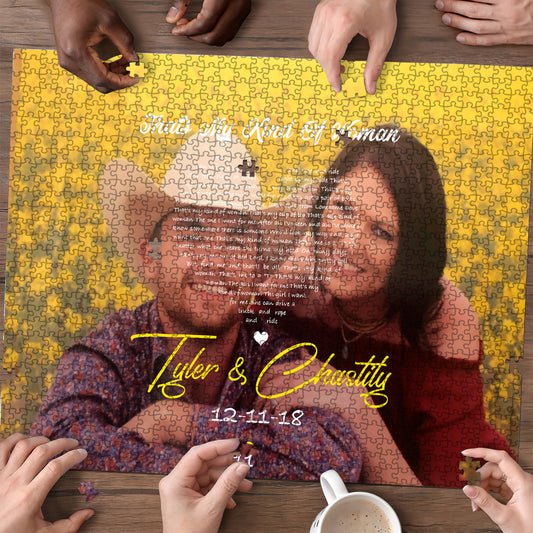 Jigsaw Puzzle Gift Ideas for Him Custom Photo