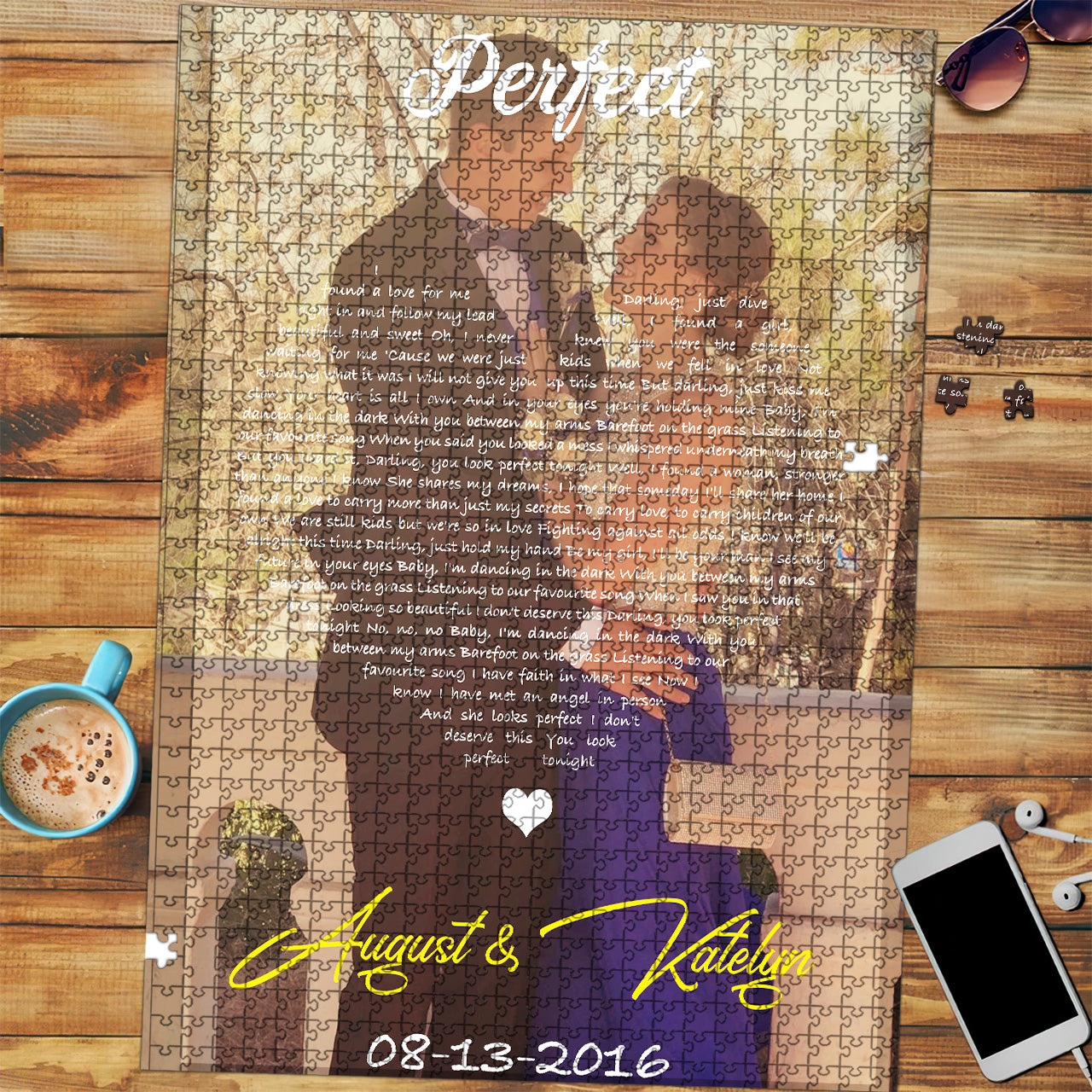 Jigsaw Puzzle Gift Ideas for Him Custom Photo