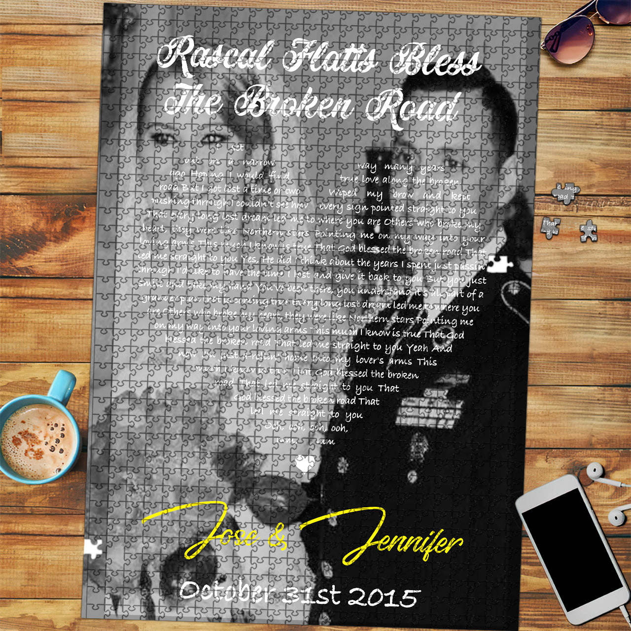 Jigsaw Puzzle Gift Ideas for Him Custom Photo